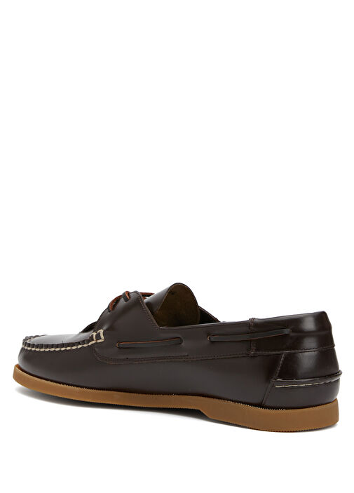 Saler Koyu Kahverengi Erkek Deri Loafer - Görsel 4
