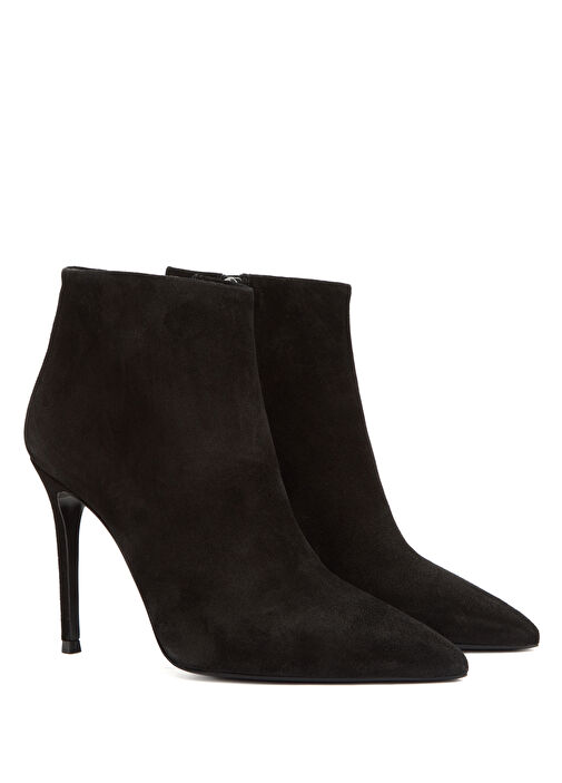 Siyah Kadın Deri Bot - Görsel 3