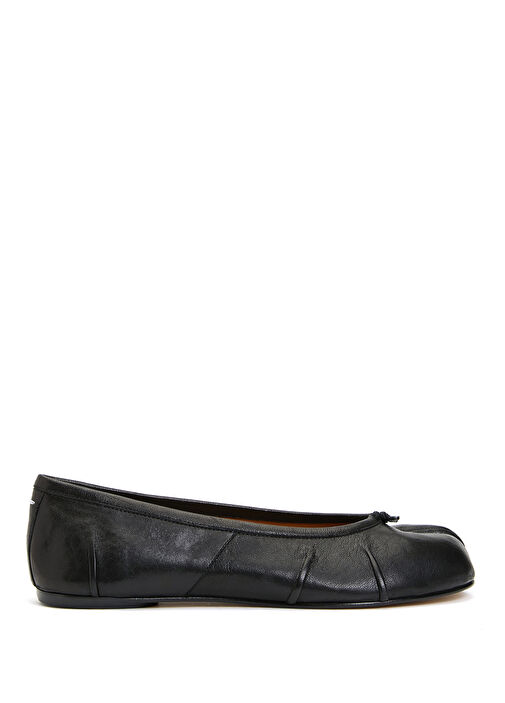 Maison Margiela Tabi ballet　37.5 Maison Margiela - Tabi Black Womens Leather Ballet Flats