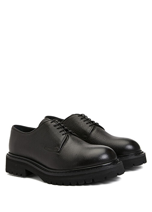 Siyah Kadın Deri Ayakkabı - Görsel 3