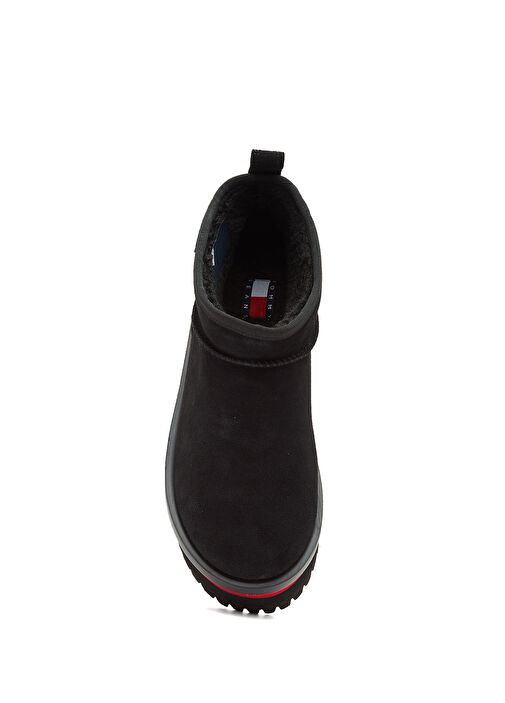 Siyah Kadın Süet Kar Botu - Görsel 5