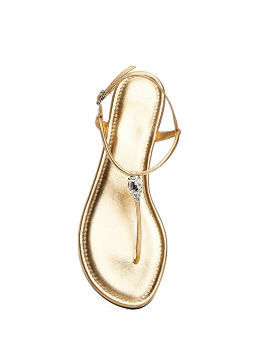 Gold Kadın Deri Sandalet - Görsel 5