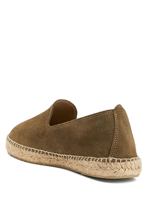 Açık Haki Erkek Deri Espadril - Görsel 4