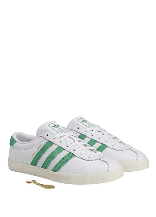 X Sporty & Rich Blanc Beyaz Erkek Deri Sneaker - Görsel 3
