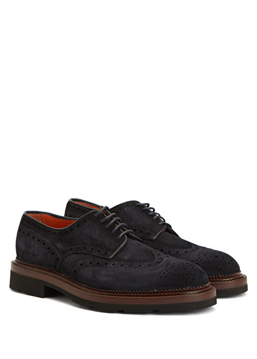 Mavi Erkek Süet Ayakkabı - Görsel 3