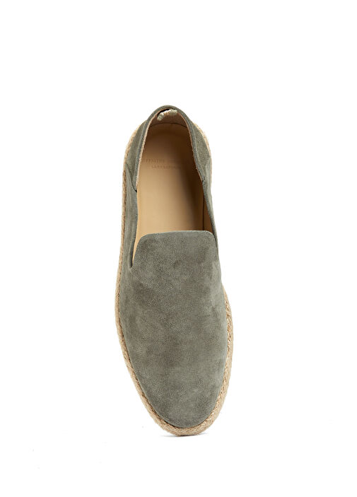 Yeşil Erkek Deri Espadril - Görsel 5