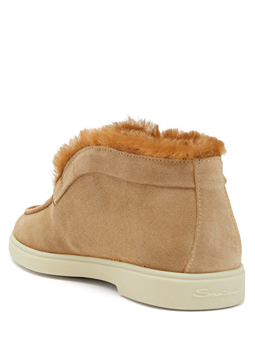 Taba Kadın Deri Loafer - Görsel 4