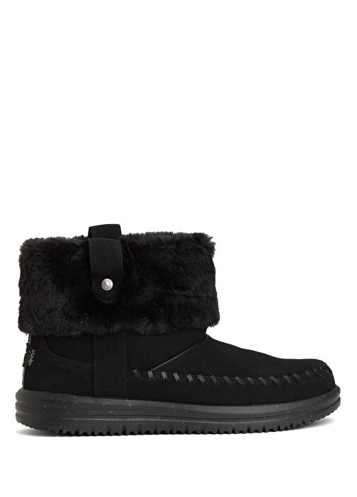 Camden Cuff Classic Cozy Siyah Kadın Kar Botu - Görsel 2