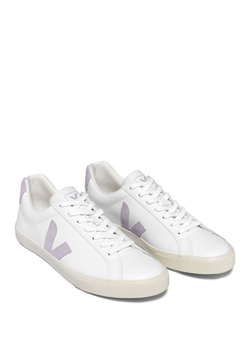 Esplar Lila Kadın Deri Sneaker - Görsel 3