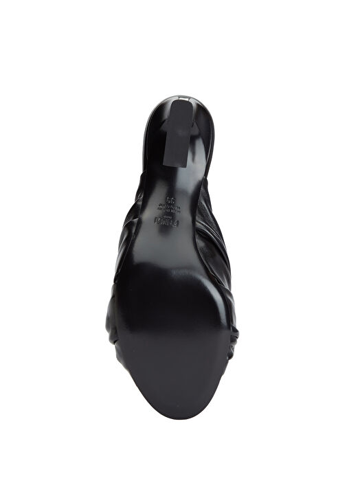 Fendi Fendi Siyah Kadın Deri Terlik Beymen'de! Siyah - 6. görsel