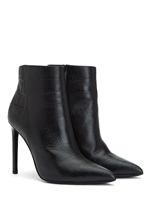 Beymen Reborn Beymen Reborn Siyah Saint Laurent Topuklu Bot Beymen'de! Siyah - 3. görsel