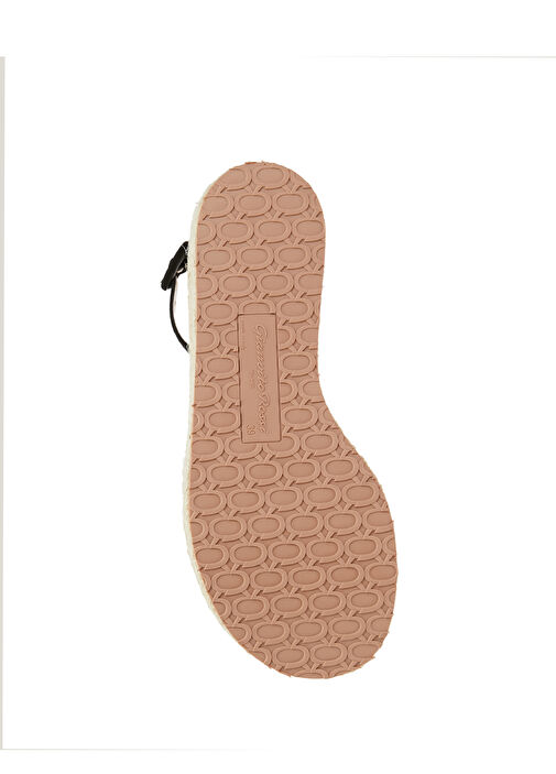 Siyah Kadın Süet Espadril - Görsel 6