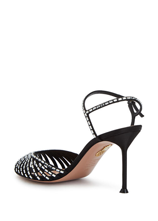 Aquazzura Aquazzura Hold Me Crystal Siyah Kadın Sandalet Sandalet & Terlik | Beymen Siyah - 4. görsel