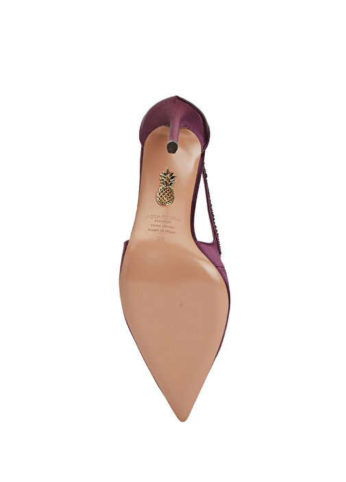 Mor Topuklu Ayakkabı - Görsel 6