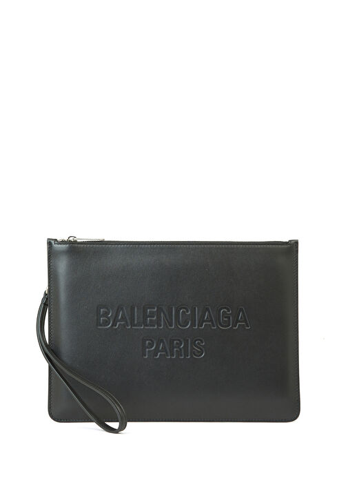 Black Balenciaga Black Men Black Men s Leather Hand Portfolio 1600995 Beymen