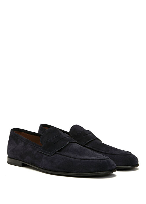 Barrett Lacivert Barrett Süet Erkek Loafer