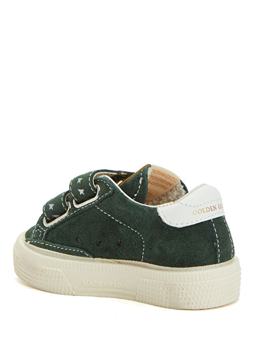 May Yeşil Çocuk Süet Sneaker - Görsel 4