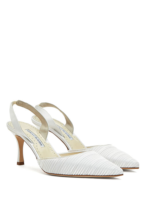 Manolo Blahnik Topuklu Terlik - Görsel 3