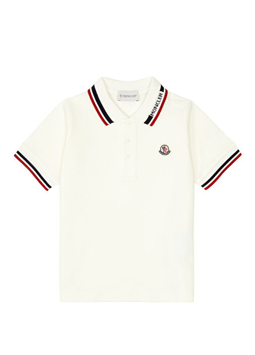 Off-White Polo Neck Boys T-Shirt