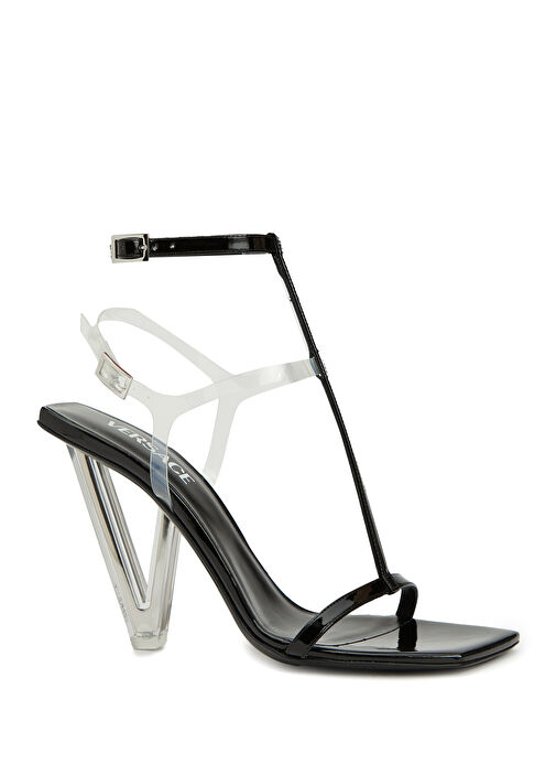 Siyah Kadın Deri Sandalet - Görsel 3