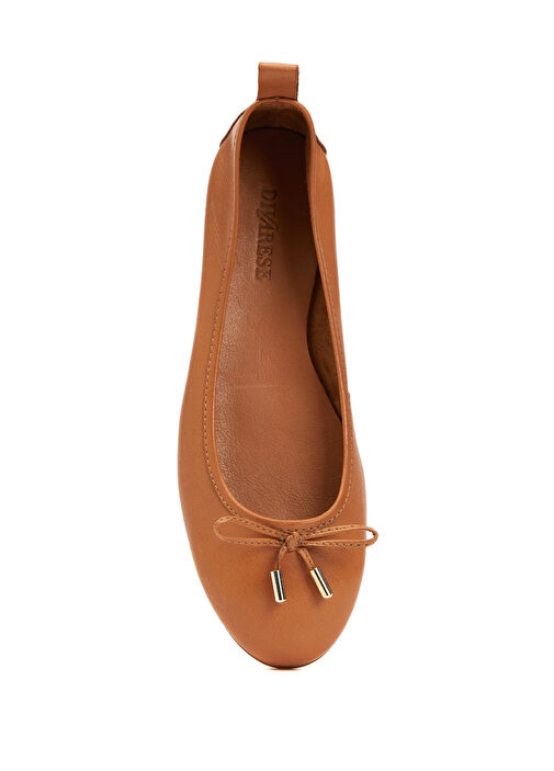 Divarese Divarese Taba Kadın Deri Babet Beymen'de! Taba - 5. görsel