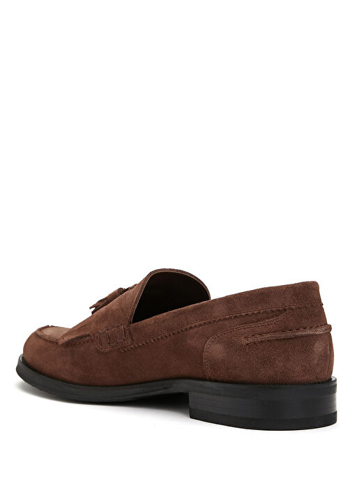 Kahverengi Erkek Süet Loafer - Görsel 4