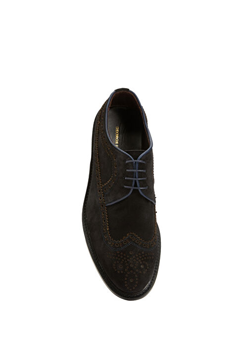 Erkek Süet Deri Lacivert Ayakkabı - Görsel 12