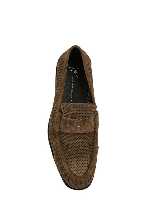 Kahverengi Erkek Deri Loafer - Görsel 5