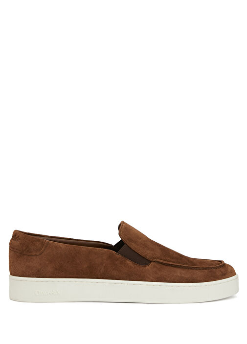 Koyu Kahverengi Erkek Süet Loafer - Görsel 2