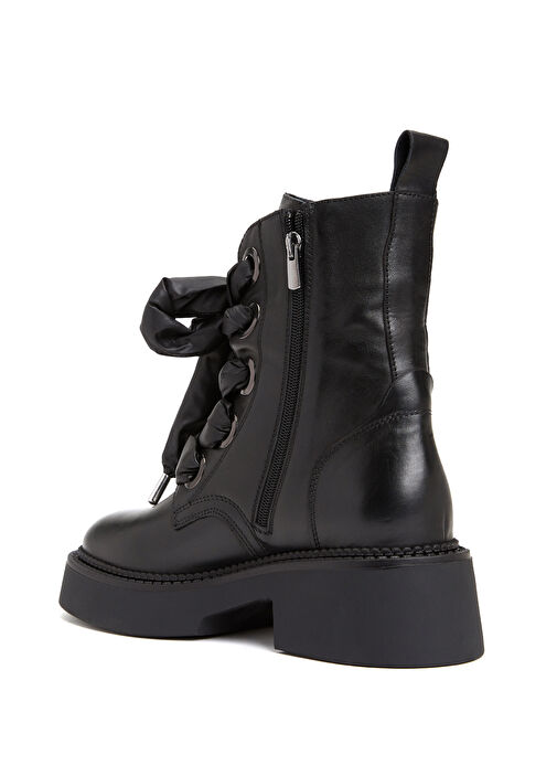 Siyah Kadın Deri Bot - Görsel 4