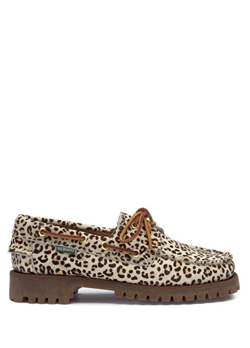 Ranger Wild Leopar Kadın Deri Loafer - Görsel 2