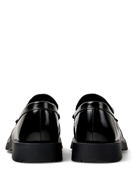 1978 Siyah Erkek Deri Ayakkabı - Görsel 5