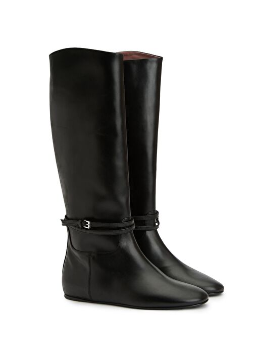 Siyah Kadın Deri Çizme - Görsel 3