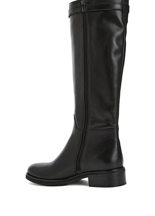 Siyah Kadın Süet Çizme - Görsel 4