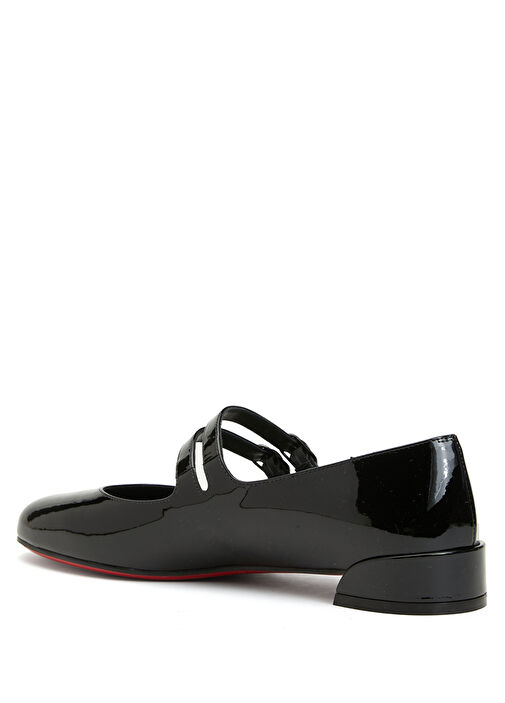 Siyah Kadın Deri Babet - Görsel 4