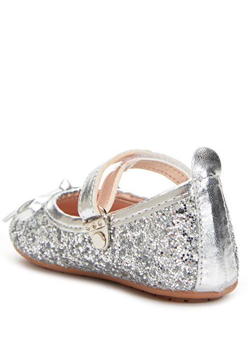 Silver Simli Kız Bebek İlk Adım Ayakkabısı - Görsel 4
