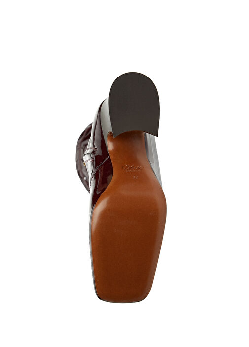 Bordo Kadın Çizme - Görsel 6