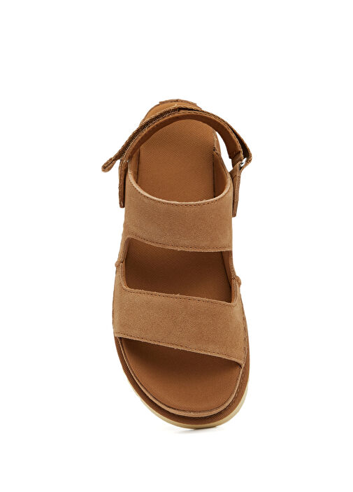 Goldenstar Glide Taba Kadın Süet Terlik - Görsel 5