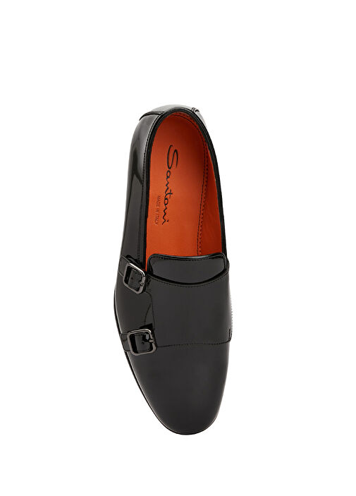 Carlos Siyah Deri Smokin Ayakkabısı - Görsel 5