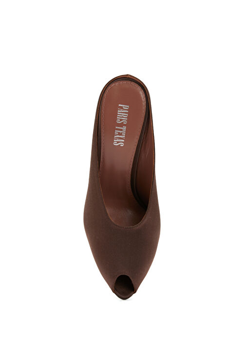 Koyu Kahverengi Kadın Terlik - Görsel 5