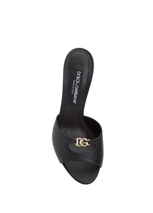 Siyah Kadın Deri Terlik - Görsel 5