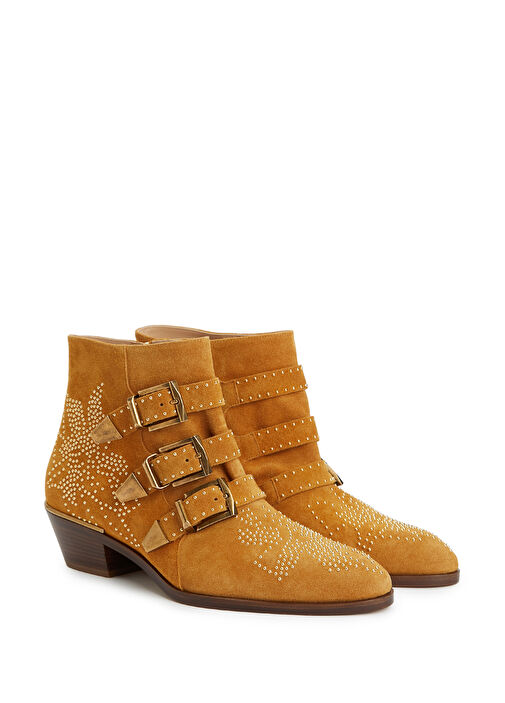 Susanna Açık Kahverengi Kadın Süet Bot - Görsel 3