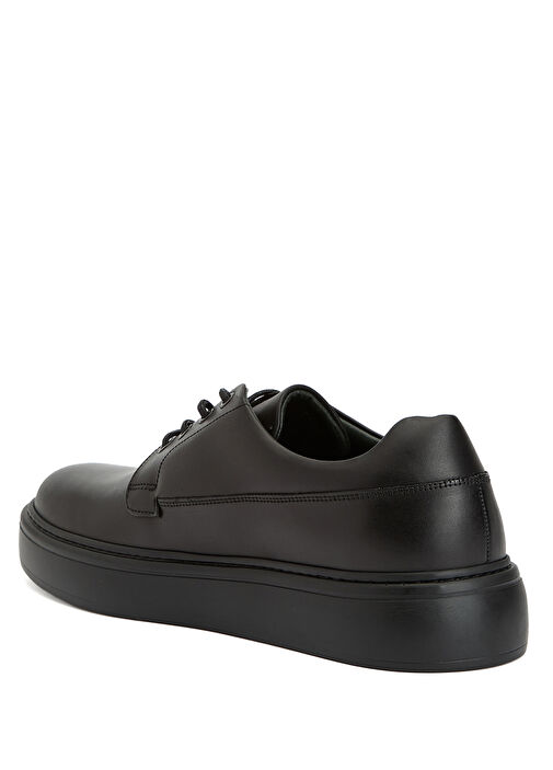 Siyah Erkek Deri Ayakkabı - Görsel 4