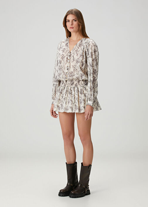 golden goose dress Robe Imprime Paisley Anthracite Golden Gooses dress is part of the brands Journey collection inspired by the intimacy Golden Goose Girl's Paisley-Print Dress,