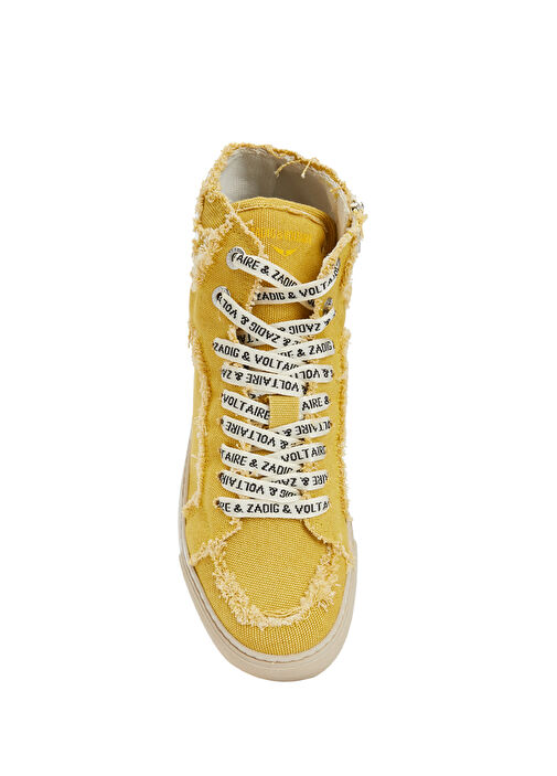 Flash Sarı Kadın Bilek Boy Sneaker - Görsel 5