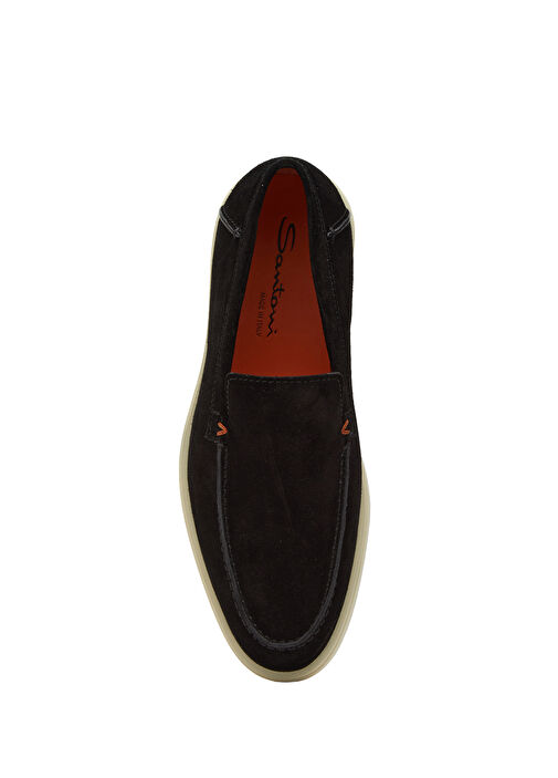 Derroit Siyah Erkek Süet Loafer - Görsel 5