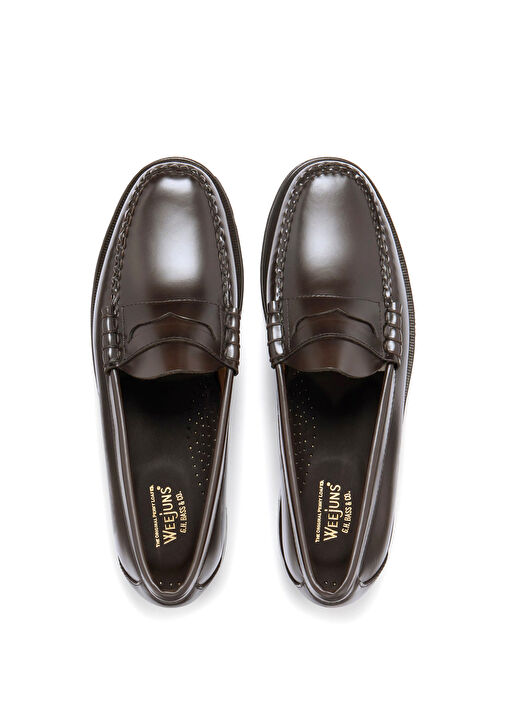 Weejuns Larson Penny Kahverengi Erkek Deri Loafer - Görsel 4