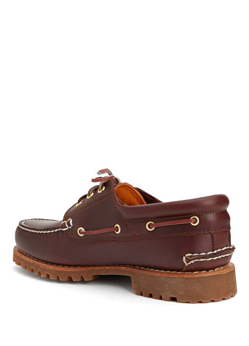 Authentic Bordo Erkek Deri Ayakkabı - Görsel 3