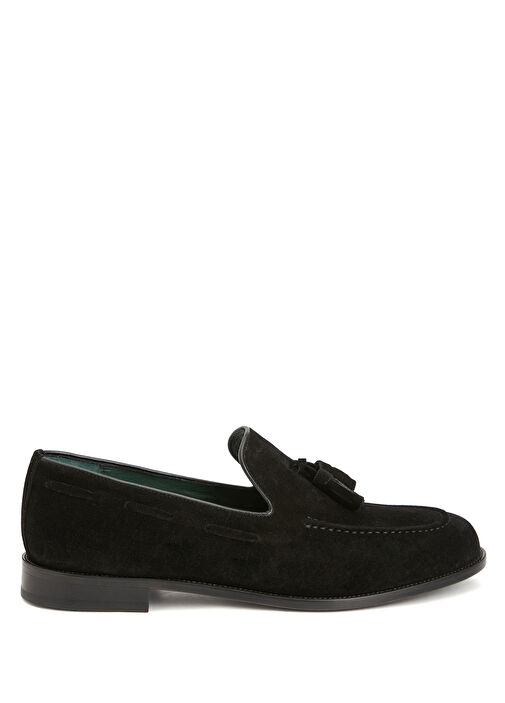 Icons Siyah Erkek Süet Loafer - Görsel 2