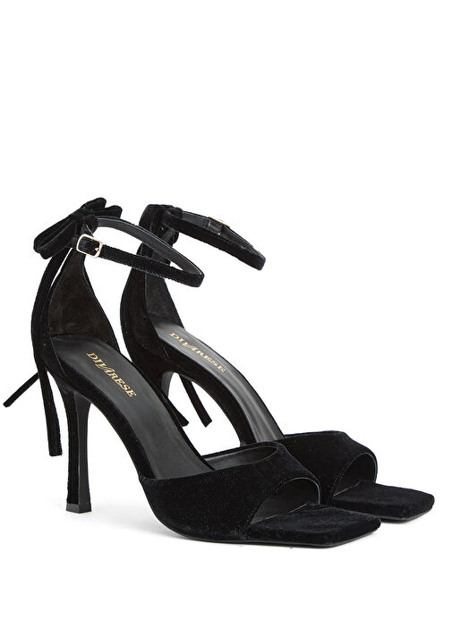 Siyah Bantlı Kadın Sandalet - Görsel 3